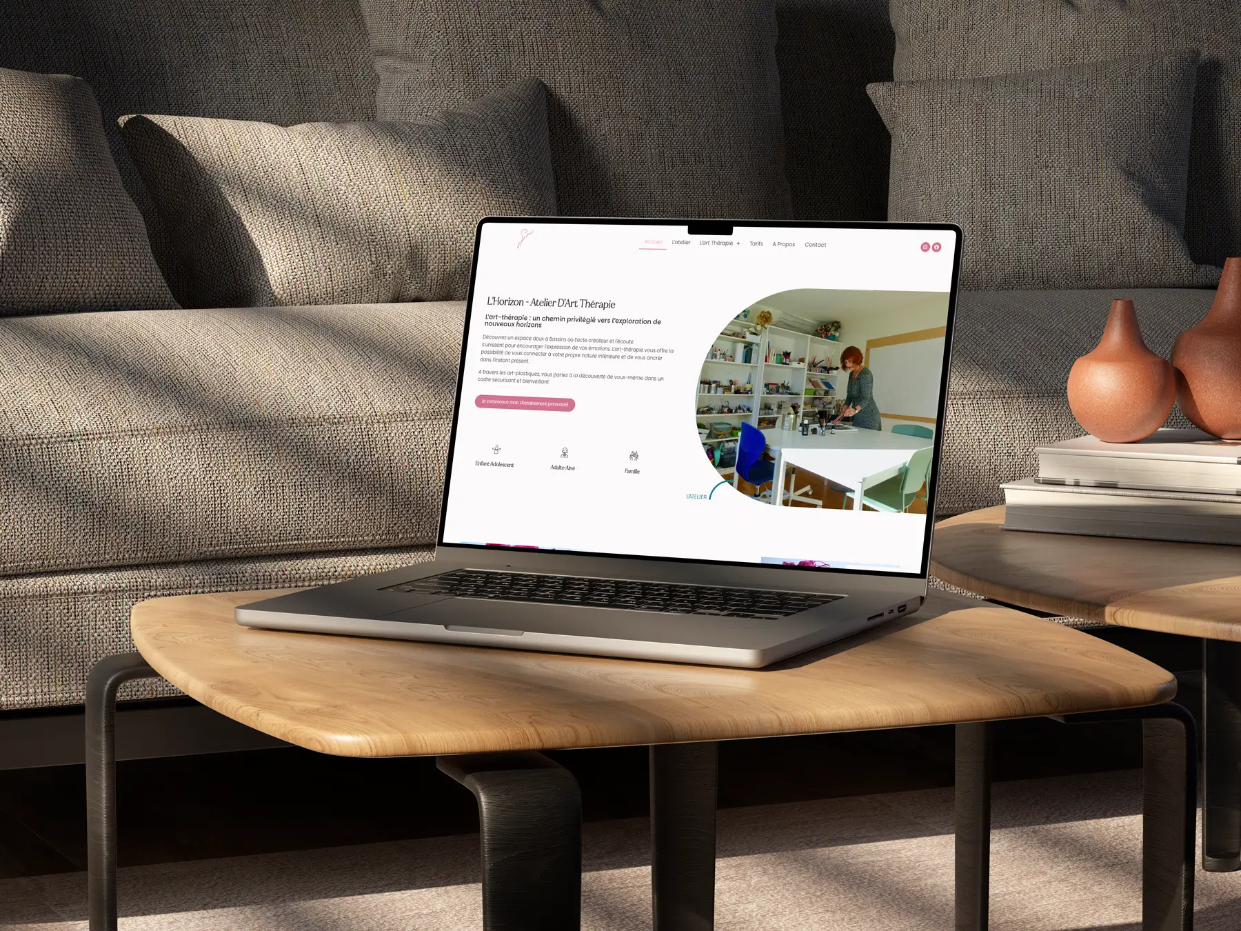 Création de site web pour thérapeute professionnel, web design spécialisé santé bien-être Lausanne
